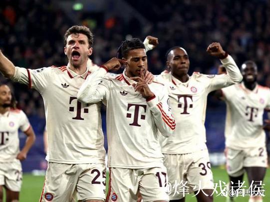 德甲-莱万进球难救主博阿滕开场染红 拜仁客场1-5惨败